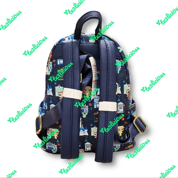 DISNEY PARKS DAPPER DANS LOUNGEFLY BACKPACK - Picture 7 of 8